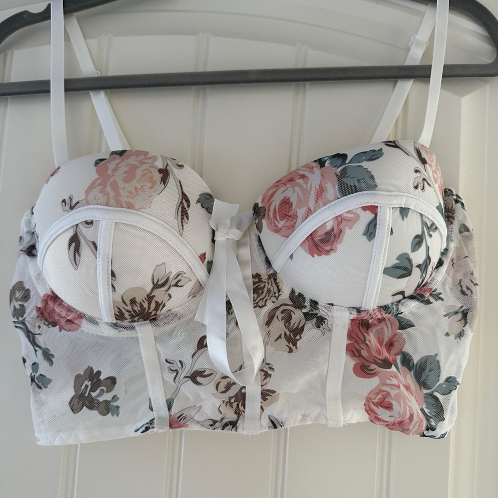 Floral Print Women's Bustier
